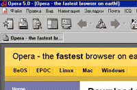 Opera. Внешний вид