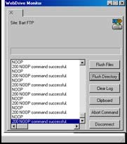 Скриншот. WebDrive