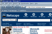 Netscape6. Внешний вид.